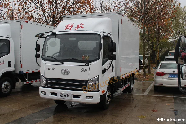 FAW Jiefang Hu VN 130 hp 4X2(6 wheels) 4.16m Single-row Van Light Truck Exterior (3) | 86Trucks