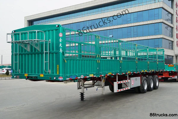 JinTianMa 13m Straight Beam Curtain Side Semi-Trailer Exterior (3) | 86Trucks