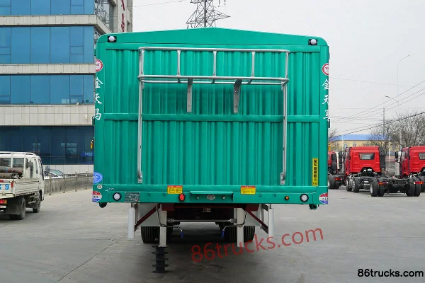 JinTianMa 13m Straight Beam Curtain Side Semi-Trailer Exterior (2) | 86Trucks