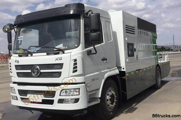 SHACMAN Commercial Vehicle XuanDe X6 160 ch 4X2(6 roues) camion anti-poussière multifonction Extérieur (2) | 86Trucks