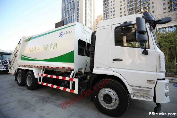 SHACMAN Commercial Vehicle XuanDe X6 270 ch 6X4(10 roues) camion à ordures compacteur Extérieur (3) | 86Trucks