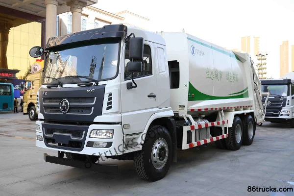 SHACMAN Commercial Vehicle XuanDe X6 270 ch 6X4(10 roues) camion à ordures compacteur Extérieur (2) | 86Trucks