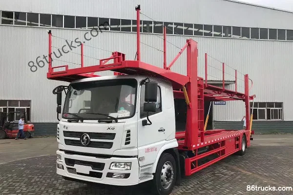 SHACMAN Commercial Vehicle Xuande X6 300hp 6X2(8 wheels) car carrier truck Exterior (3) | 86Trucks
