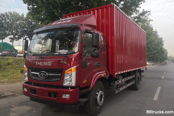 Tangjun Ouling Série T7 156 ch 4X2(6 roues) camion léger fourgon 5,33 m cabine approfondie Extérieur (2) | 86Trucks