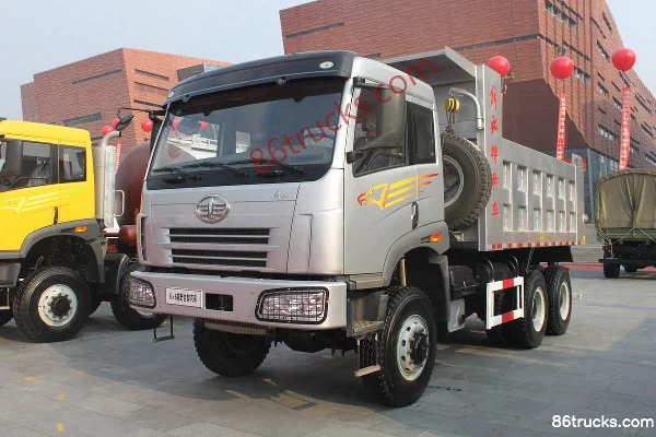 FAW Jiefang Aowei (J5P) camion lourd 330 ch 6X6(10 roues) camion benne 4,6 m Extérieur (2) | 86Trucks
