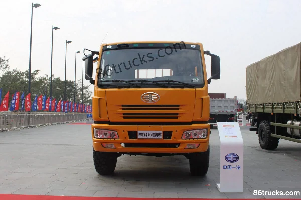 FAW Jiefang Hanwei (J5M) camion lourd 180 ch 4X4(6 roues) camion porteur à ridelles double cabine Extérieur
