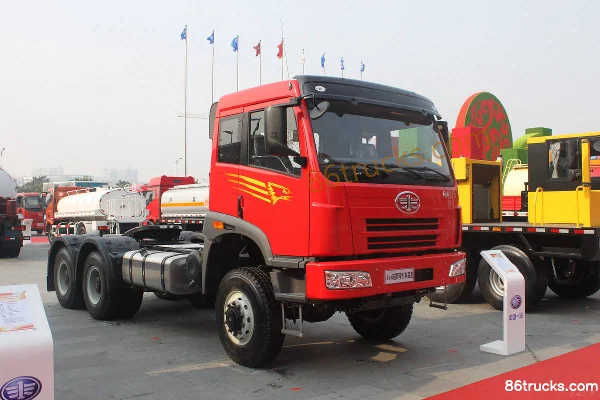 FAW Jiefang Hanwei(J5M) Heavy Truck 380hp 6X6(10 wheels) Tractor Truck Exterior (2) | 86Trucks