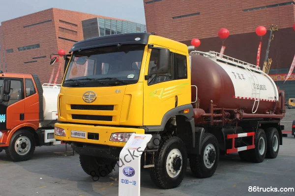 FAW Jiefang Hanwei (J5M) camion lourd 390 ch 8X8(12 roues) camion porteur (châssis tout-terrain) Extérieur (2) | 86Trucks
