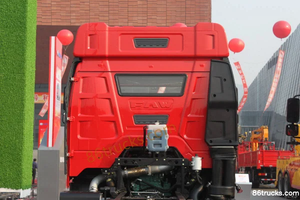 FAW Jiefang J6P Heavy Truck 390hp 8X4(12 wheels) 9.5m Cargo Truck Chassis Cab (2) | 86Trucks