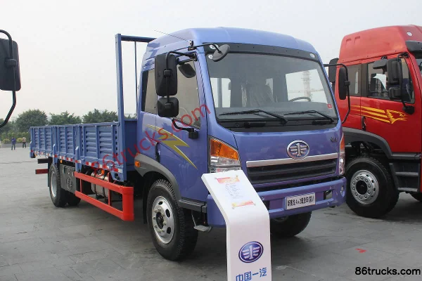 FAW Jiefang Qingdao Nouveau Sailong camion moyen 180 ch 4X2(6 roues) camion porteur à ridelles 6,8 m Extérieur (3) | 86Trucks