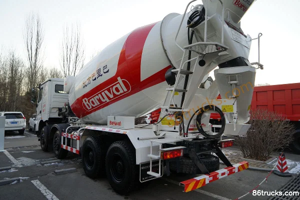 Beiben V3 série 350 ch 8X4(12 roues) châssis de camion malaxeur à béton 7,6 m³ Extérieur (3) | 86Trucks
