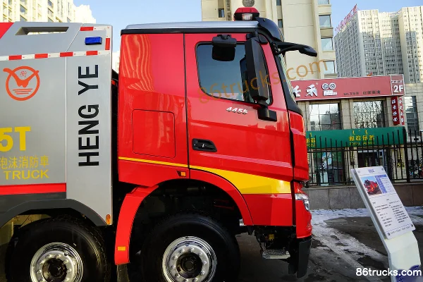 Beiben V3 série 550 ch 8X4(12 roues) camion de pompiers à mousse (marque Jingxiang) (AS5439GXFPM250/B5) Châssis (3) | 86Trucks