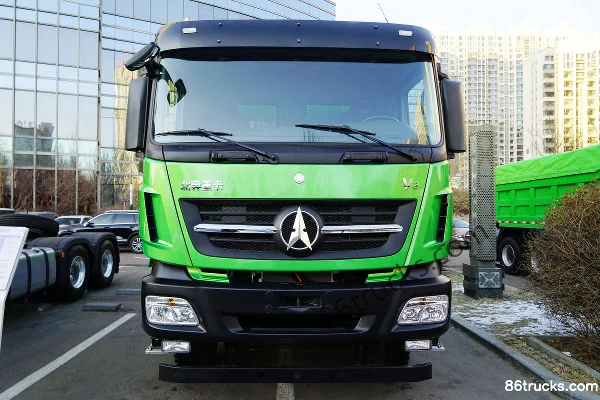 Beiben Truck V3 8X4(12 wheels) 9.7m Cab-over Chassis Pure Electric Dump Truck 234kWh Exterior (2) | 86Trucks