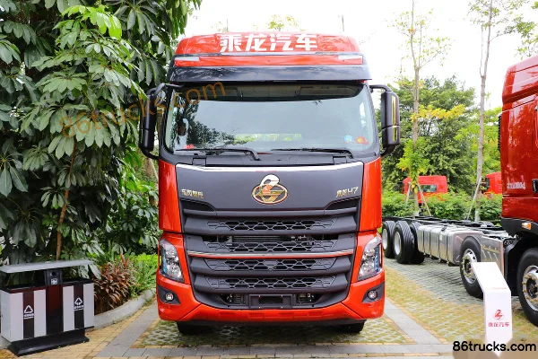 Dongfeng Liuqi Chenglong H7 Heavy Truck 2019 Model 460 hp 8X4(12 wheels) 9.6m Cargo Truck Chassis Exterior (2) | 86Trucks