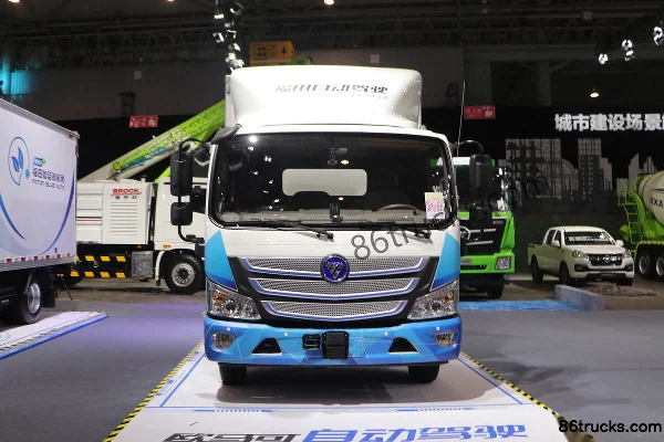 Aumark Zhilan 8.3T Automatic 3.8m Semi-row Pure Electric Van Truck 109.7kWh 4X2(6 wheels) Exterior (2) | 86Trucks