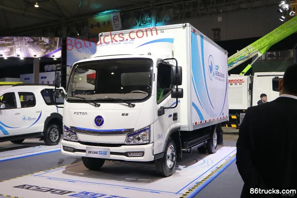 Auman Zhilan 4.5T 4.14m Single Row Pure Electric Box Truck (Box Width 2.1m) 104.7kWh 4X2(6 wheels) Exterior (3) | 86Trucks