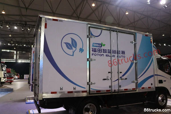 Auman Zhilan 4.5T 4.14m Single Row Pure Electric Box Truck (Box Width 2.1m) 104.7kWh 4X2(6 wheels) Body (3) | 86Trucks