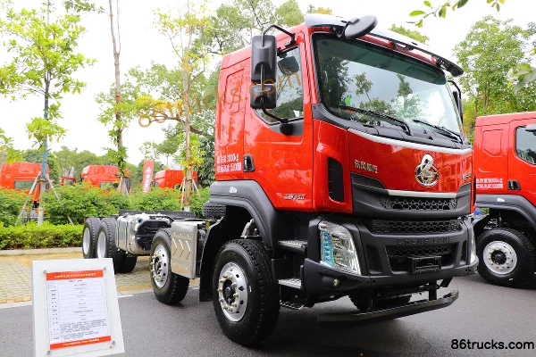 Dongfeng H5 7.7L Diesel 350 hp 8X4(12 wheels) Fast Gear 12-speed 6.3m Dump Truck Exterior