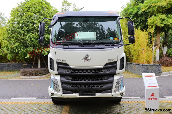 Dongfeng Liuqi New Chenglong M3 4X2(6 wheels) Semi-cab Pure Electric Compression Refuse Truck (Fulong Continental) 218kWh Exterior (2) | 86T