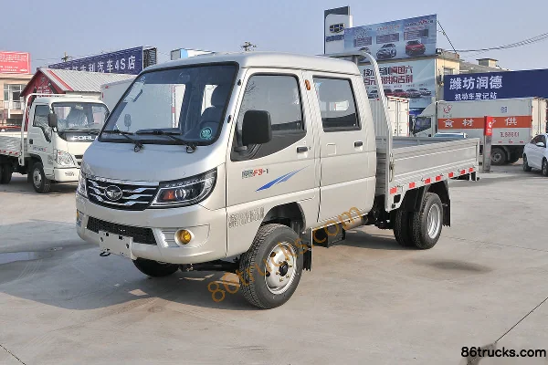 Tangjun Ouling Sailing A7 1.5L 112 ch 4X2(6 roues) essence 3,02 m petit camion plateau double cabine (China VI) Extérieur (3) | 86Trucks