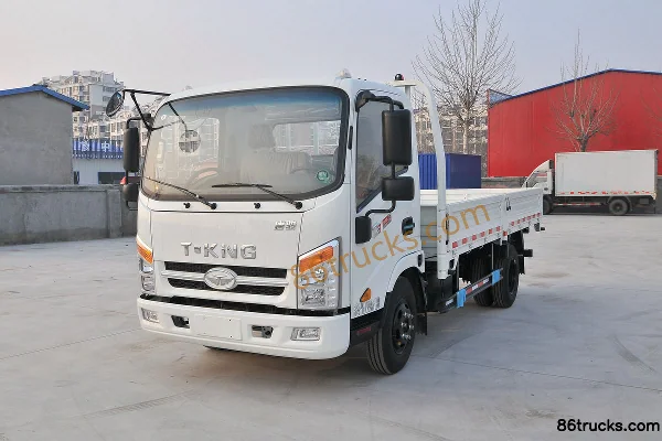 Tangjun Ouling T3 Series 130hp 4X2(6 wheels) 4.15m Single Row Flatbed Light Truck (China VI) Exterior (3) | 86Trucks