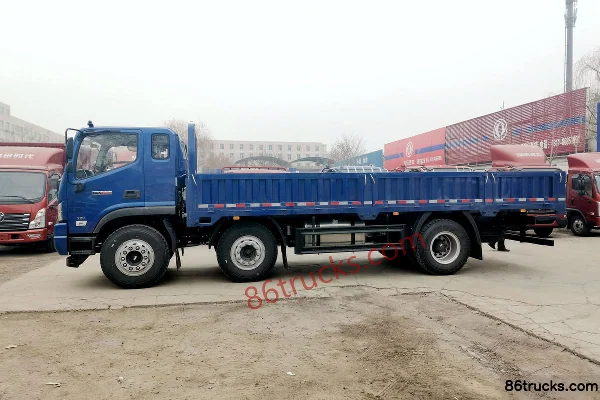 Foton Ruivo ES3 220 hp 6X2(8 wheels) 6.8m semi-panel van cargo truck (China VI) Exterior (3) | 86Trucks