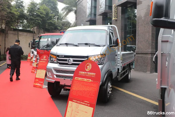 Sinotruk Youshi Standard Edition 112 hp 4X2(6 wheels) gasoline/CNG 2.8m double-row flatbed mini truck Exterior (3) | 86Trucks