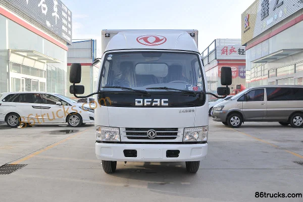Dongfeng Duolika D5 2018 88 ch 4X2(6 roues) camion léger fourgon à cabine simple 3,8 m Extérieur (2) | 86Trucks