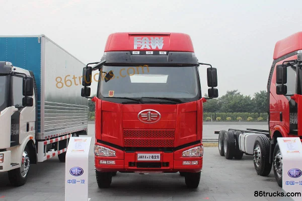 FAW Jiefang J6M Heavy Truck 280 hp 8X2(10 wheels) 9.5m Flatbed Cargo Truck Exterior