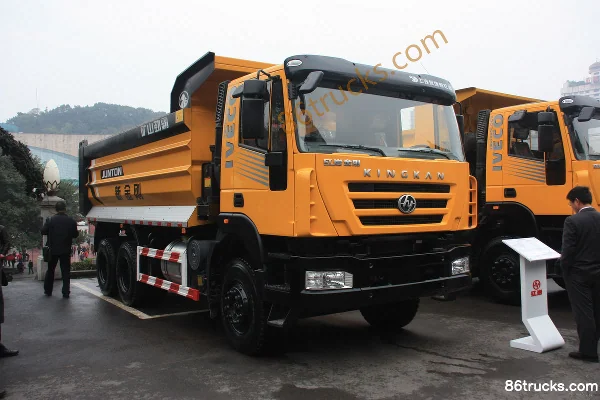 Hongyan New King Kong camion lourd 290 ch 6X4(10 roues) camion benne 5,4 m Extérieur (3) | 86Trucks