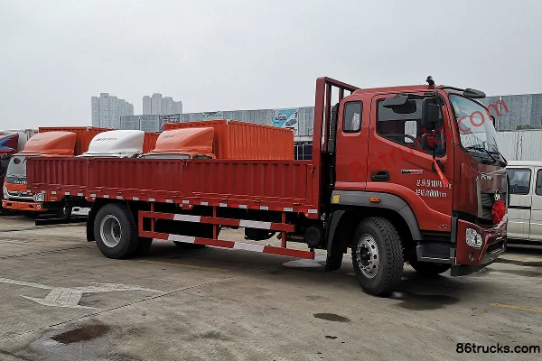 Foton Ruiwo ES5 220 hp 4X2(6 wheels) 6.8m flatbed truck Exterior (2) | 86Trucks