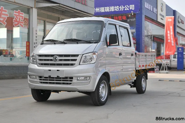 Dongfeng New K02L 2019 1.2L 91hp 4X2(6 wheels) gasoline 2m double-row flatbed mini truck (China VI) Exterior (3) | 86Trucks