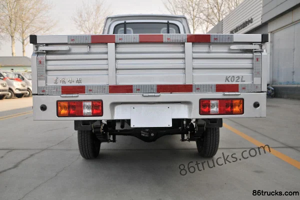 Dongfeng New K02L 2019 1.2L 91hp 4X2(6 wheels) gasoline 2m double-row flatbed mini truck (China VI) Body (2) | 86Trucks