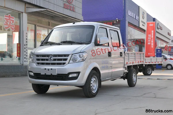 Dongfeng C32 2020 Standard 1.6L 112 hp 4X2(6 wheels) Gasoline 2.26m Double Row Flatbed Micro Truck (China VI) Exterior (3) | 86Trucks