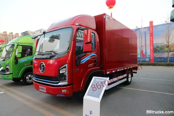 SHACMAN Commercial Vehicle Xuande Wing 9 150hp 4X2(6 wheels) 4.15m single-row van light truck Exterior (3) | 86Trucks