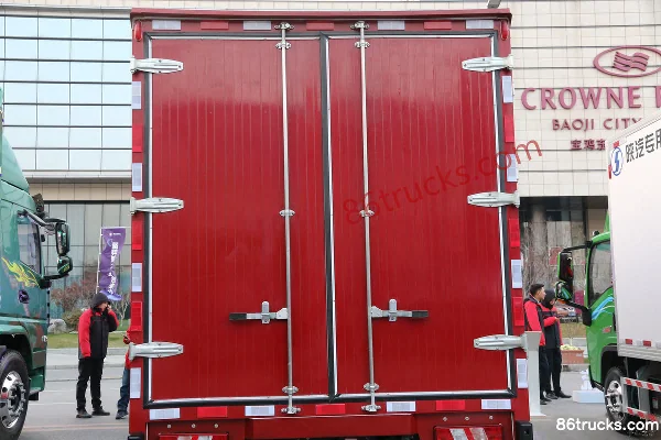 SHACMAN Commercial Vehicle Xuande Wing 9 150hp 4X2(6 wheels) 4.15m single-row van light truck Body (3) | 86Trucks