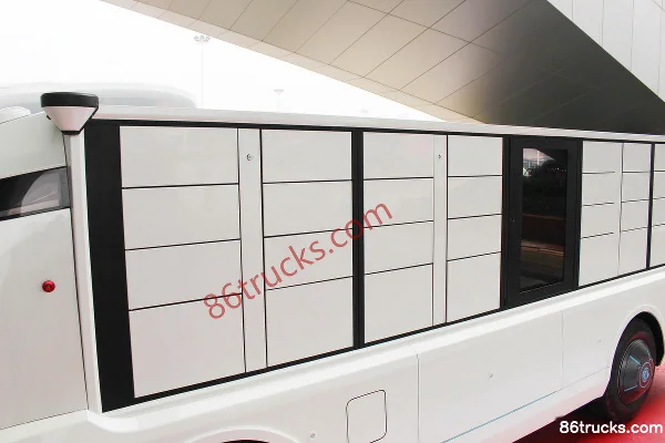 Dongfeng Sharing Box L4 Autonomous Driving Electric T15 Mobile Express Container (L2 Connectivity) 4X2(6 wheels) Chassis (1) | 86Trucks