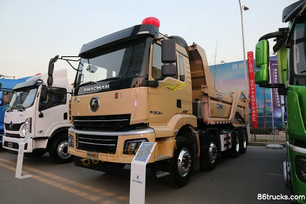 SHACMAN Commercial Vehicle Xuande Yi3 Composite Edition 400 hp 8X4(12 wheels) 5.8m Dump Truck Exterior (3) | 86Trucks