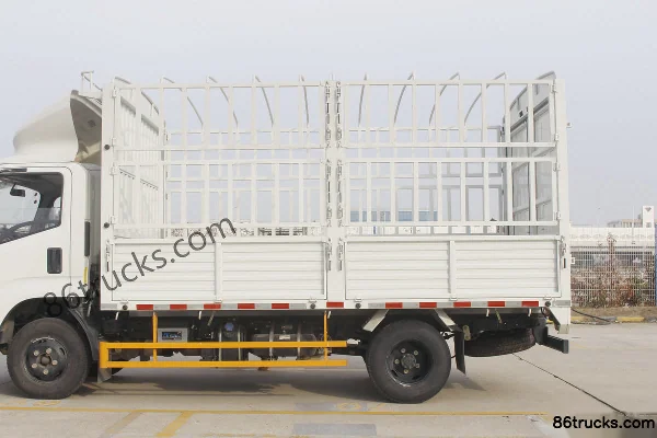 JMC Kaiyun Upgraded Edition 122hp 4X2(6 wheels) 4.08m Single Row Stake Truck (China VI) (Hydraulic Brake) Body (1) | 86Trucks