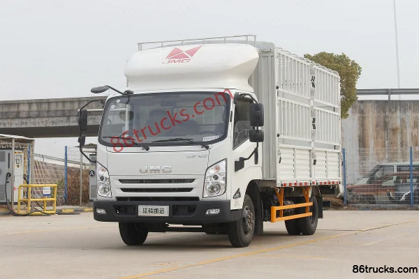 JMC Kaiyun Upgraded Edition 122hp 4X2(6 wheels) 4.08m Single Row Stake Truck (China VI) (Hydraulic Brake) Exterior (3) | 86Trucks