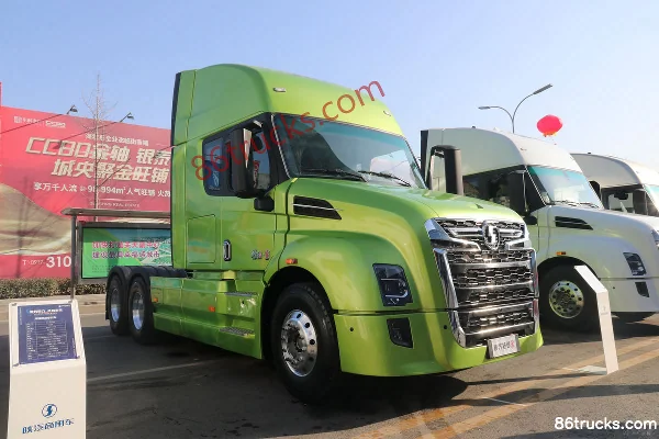 SHACMAN Commercial Vehicle Zede Yan Standard Version 460 hp 6X4(10 wheels) LNG Long-nose Tractor Truck (China VI) Exteri