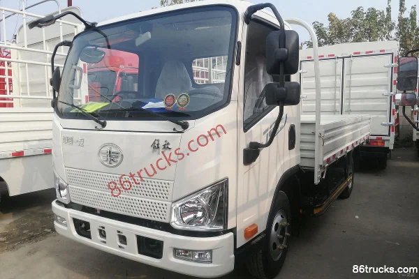 FAW Jiefang J6F 4.5T 4.16m Single Row Pure Electric Flatbed Light Truck 87.2kWh 4X2(6 wheels) Exterior (2) | 86Trucks