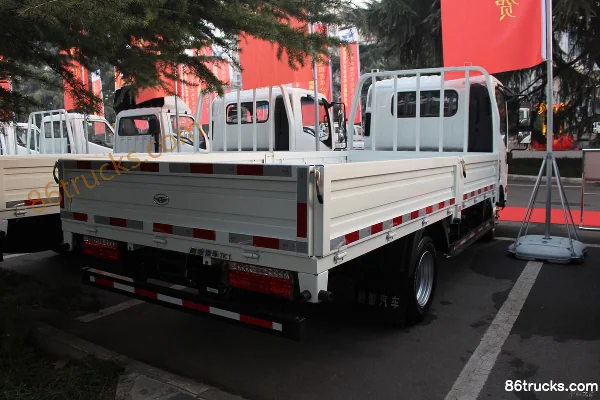 Tangjun Ouling T1 127 ch 4X2(6 roues) Camion plateau à ridelles 3,7 m cabine simple (China VI) Extérieur (2) | 86Trucks