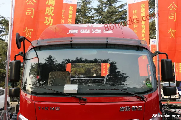 Tangjun Ouling K7 Series Junda 130 hp 4X2(6 wheels) 4.1m Single Row Flatbed Cargo Truck (China VI) Exterior (3) | 86Trucks