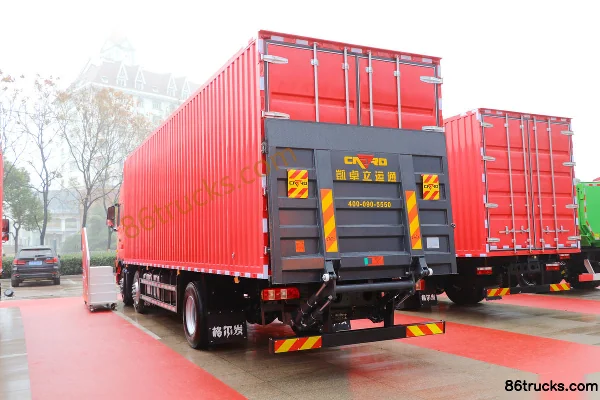 JAC Gallop A5X Heavy Truck 200hp 6X2(8 wheels) 9.5m van cargo truck (axle ratio 4.875) Body (1) | 86Trucks