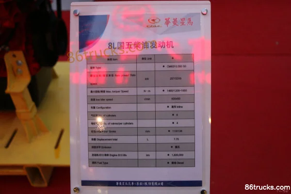 Hanma Power CM6D10.350 50 350 hp 7.75L China V Diesel Engine Exterior (3) | 86Trucks
