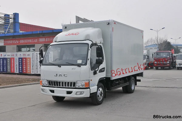 JAC Junling E5 116hp 4X2(6 wheels) 3.82m Extended Cab Van Light Truck Exterior (3) | 86Trucks