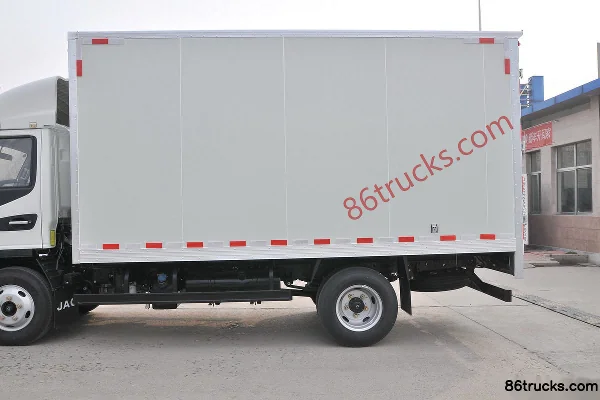 JAC Junling E5 116hp 4X2(6 wheels) 3.82m Extended Cab Van Light Truck Body (1) | 86Trucks
