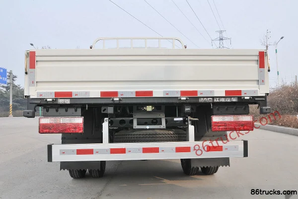 JAC Junling V6 130 ch 4X2(6 roues) camion léger plateau 3,8 m cabine approfondie Carrosserie (3) | 86Trucks