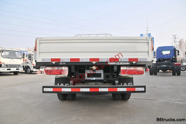 JAC Junling V3 120hp 4X2(6 wheels) 4.18m Single Row Flatbed Light Truck Body (3) | 86Trucks